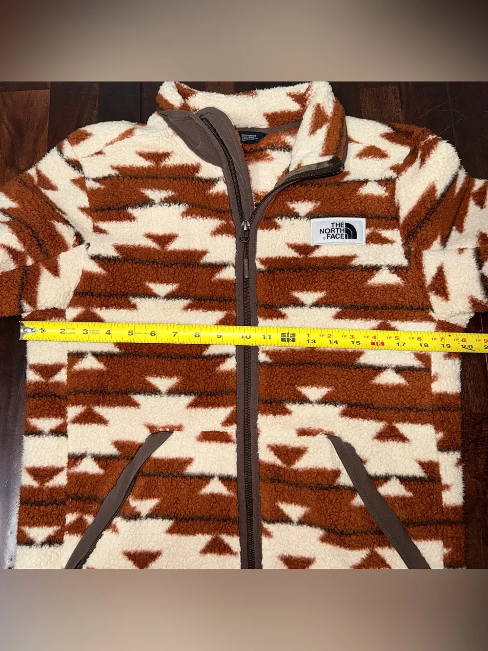 The North Face Campshire Full Zip Sherpa Jacket Men’s Size Small Brown